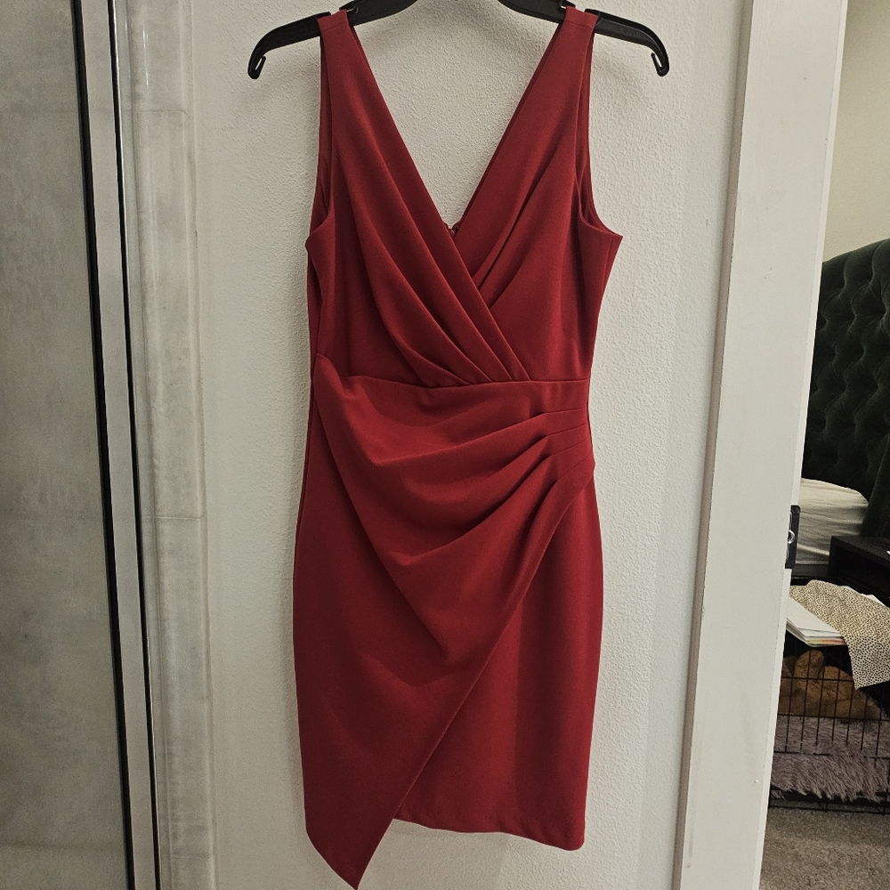 Asymmetric Red Dress- Guess brand